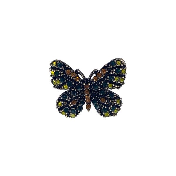 Brosa fluture cu pietricele F04-15
