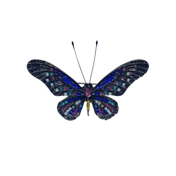 Brosa fluture cu pietricele F04-56