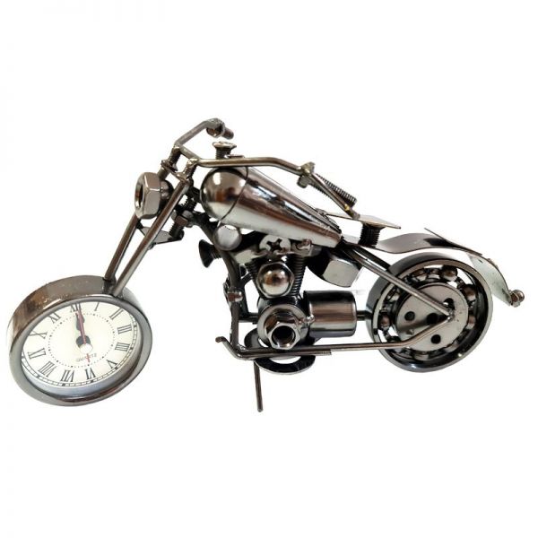 Macheta motocicleta din metal cu ceas G09-17