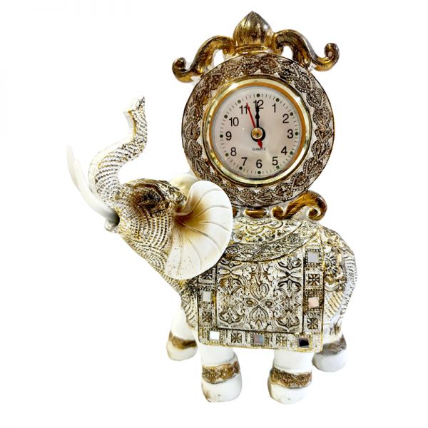 Ceas de masa elefant din rasina G11-17