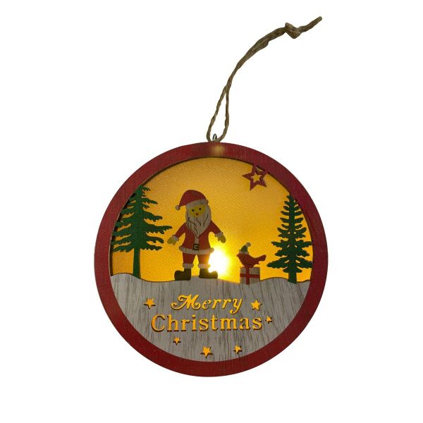 Decoratiune Craciun cu mesaj Merry Christmas M12-02