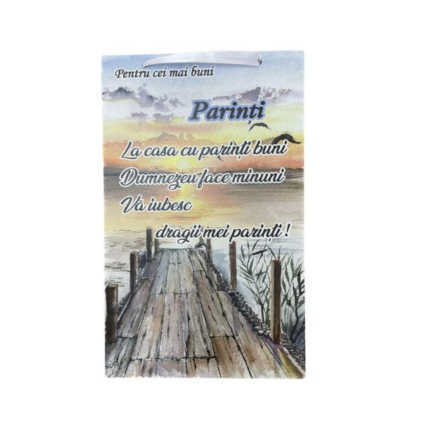 Placheta cu mesaj pentru parinti R43-10