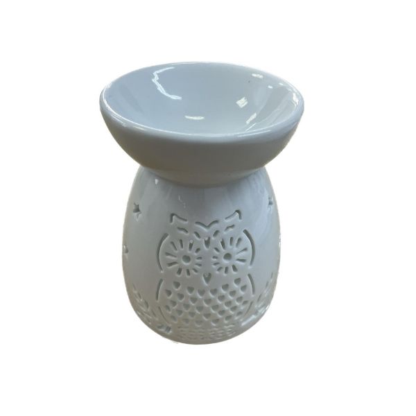 Vas aromatherapy bufnita ceramica 10.5 cm x 8 cm RR40-10